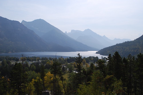 Waterton Lake From Above Townsite Laurie Mac Neil Flickr