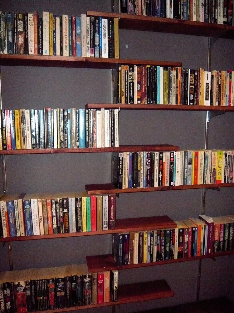 Paperback Bookshelves My new custom made paperback shelves… Flickr