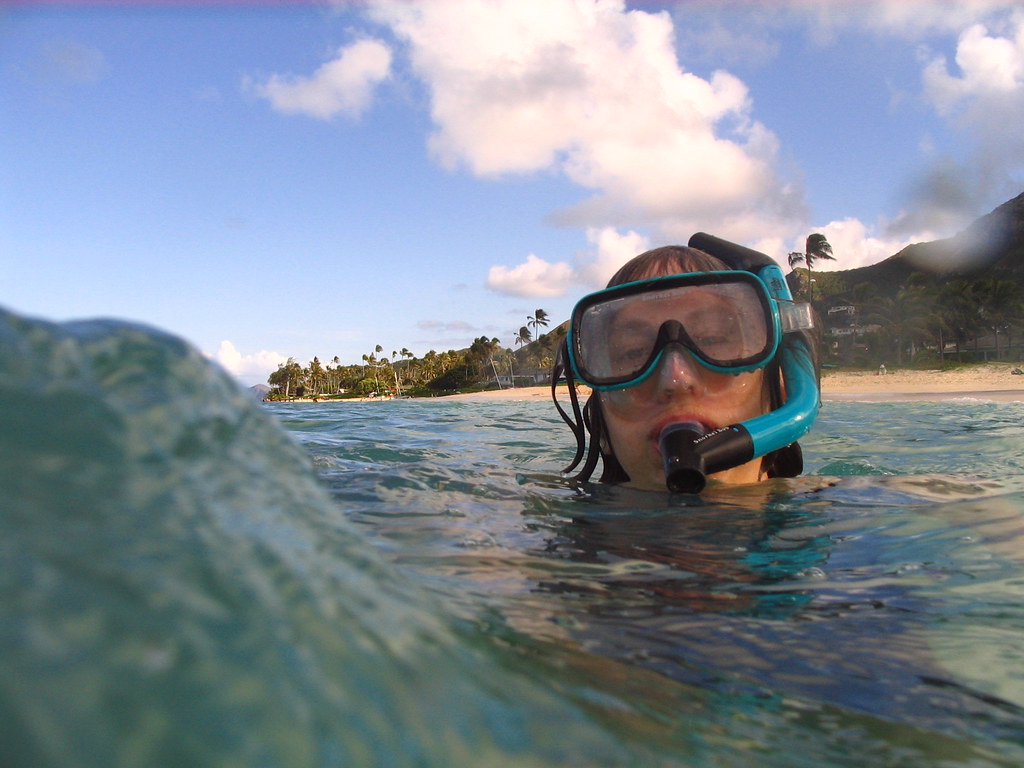 Snorkeling Snorkeling with my mom at Lanikai Kevin McCarthy Flickr