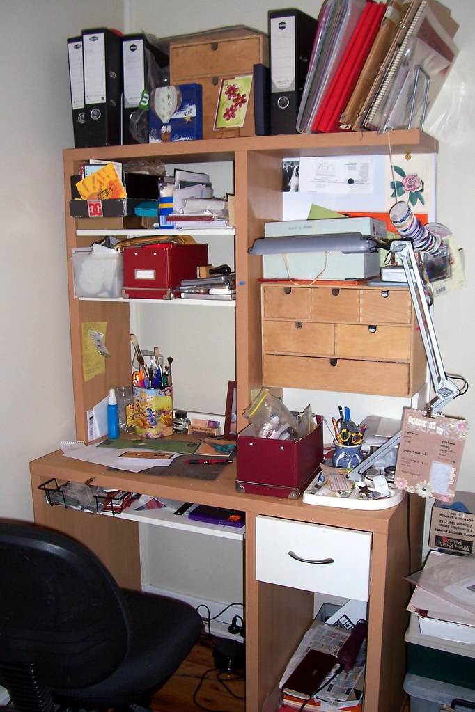 my creating corner IKEA desk & hutch you can see I've had… Flickr