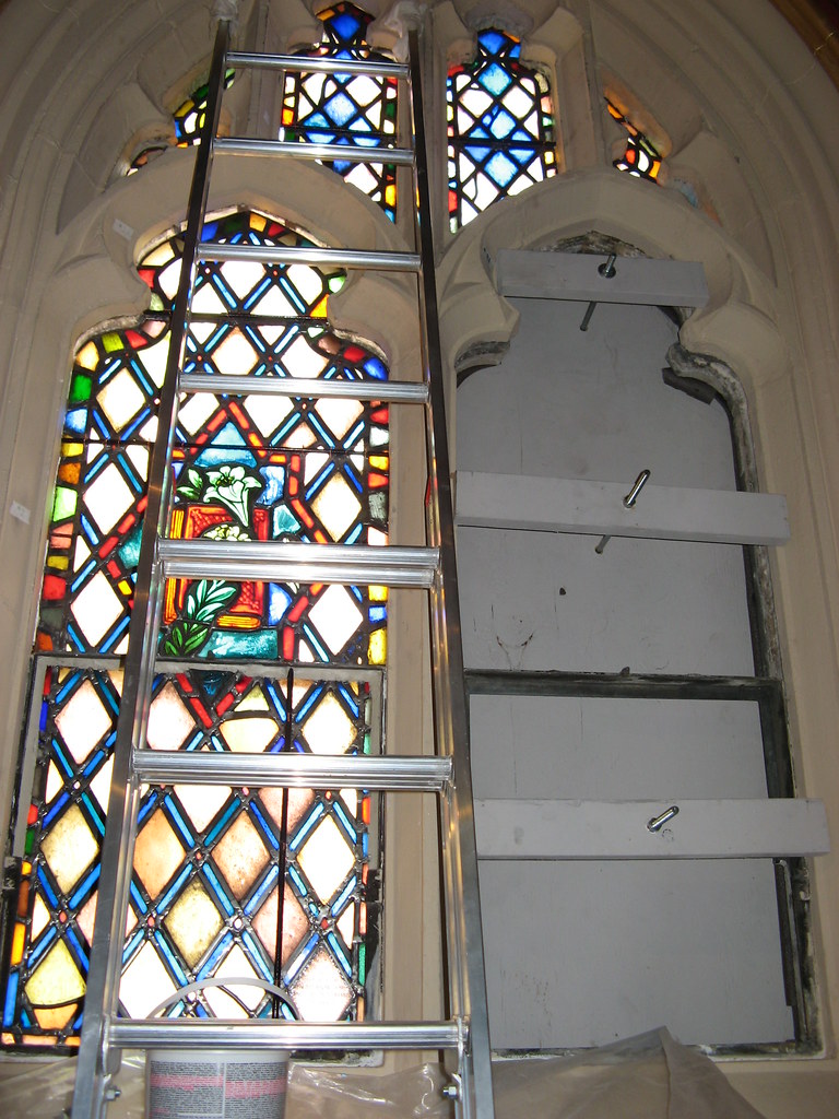 Stained glass restoration, removal st. bridget restoration… Flickr