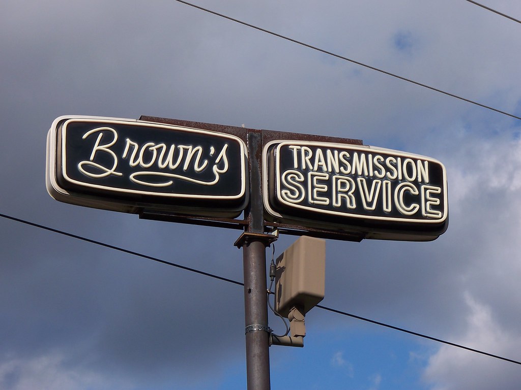 OH Newark Brown's Transmission Service Plastic vacuform … Flickr