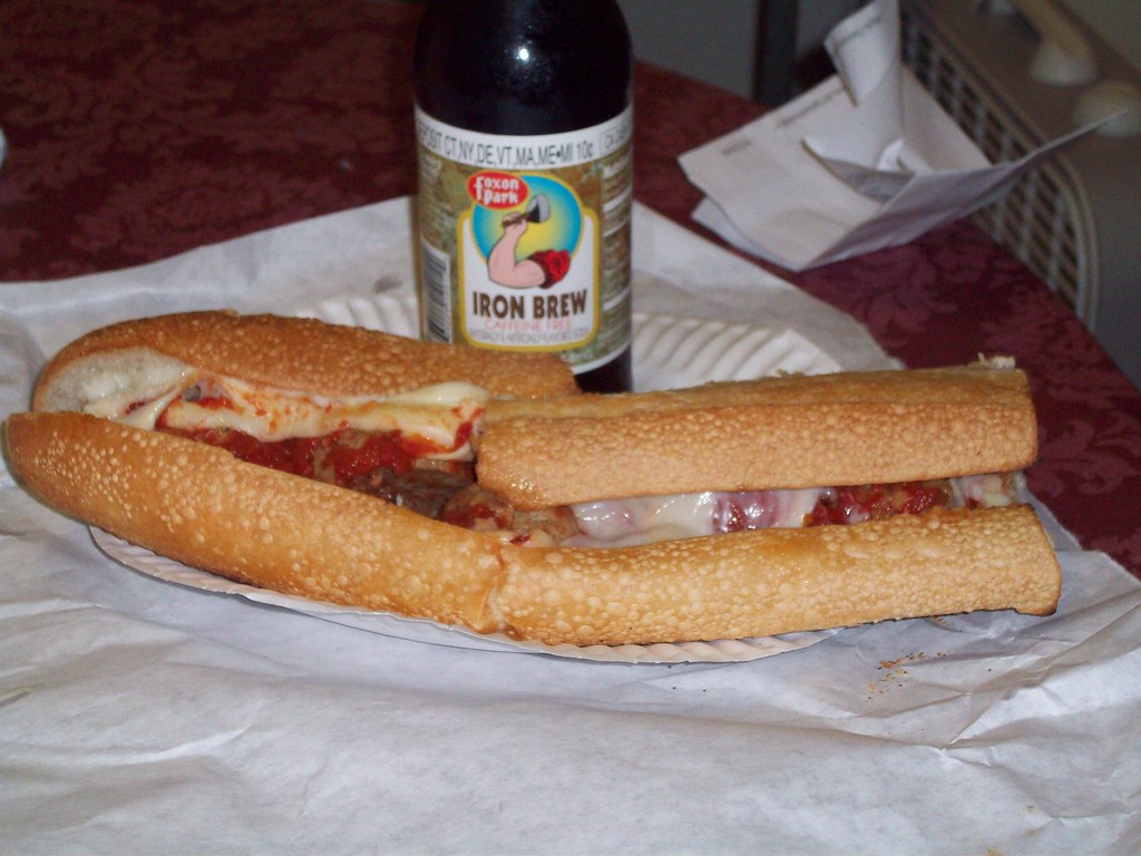 Meatball Grinder and an Iron Brew Meatball Parmigana Grind… Flickr