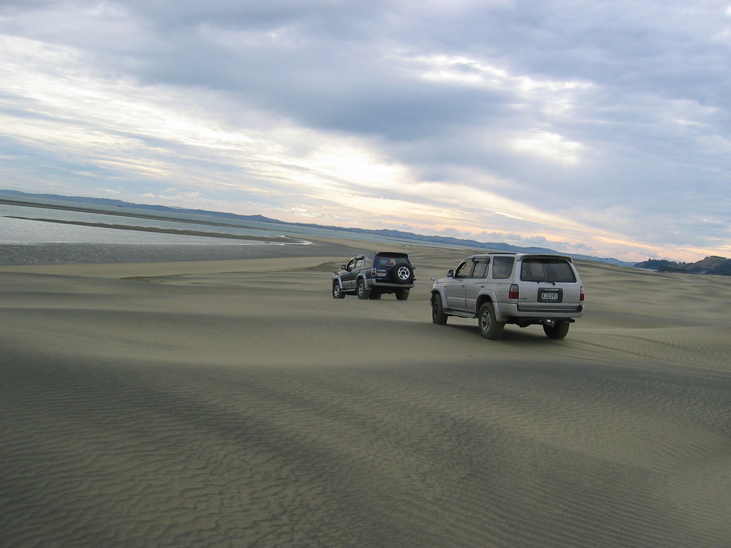 Driving over the Sand Dunes Simon Gianoutsos Flickr