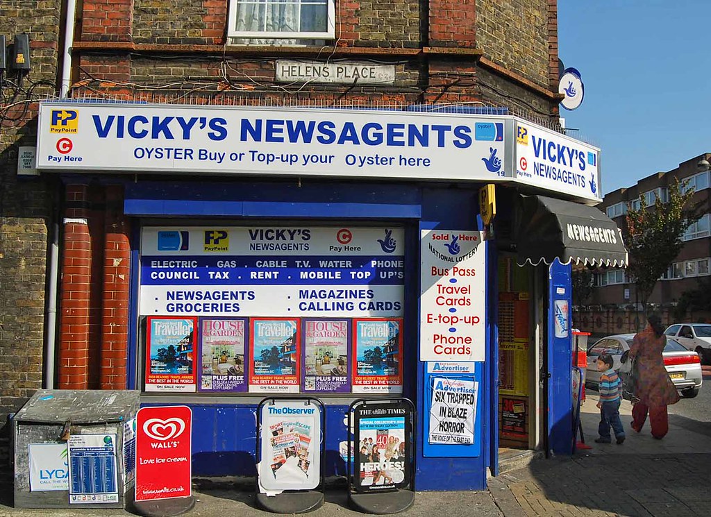 Vicky's newsagents Helens Place, Bethnal Green Maggie Jones Flickr