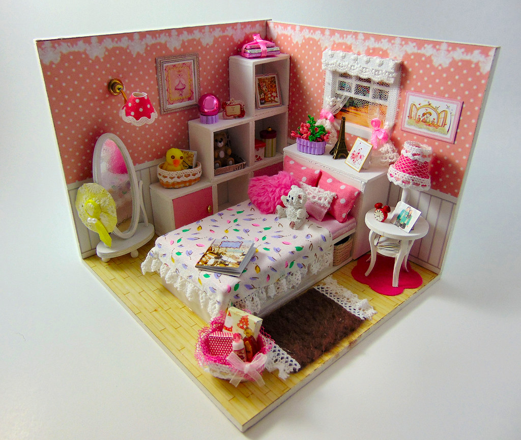 DIY Miniature Room Kit "Angel's Dream" 1/24 Scale Miniatur… Flickr