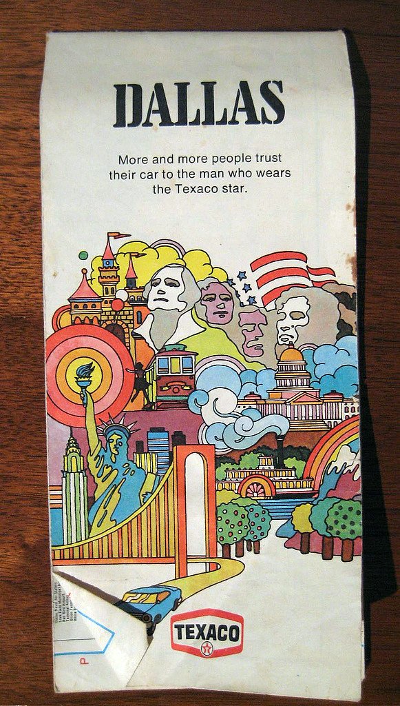 Dallas Map Texaco 27teams Flickr