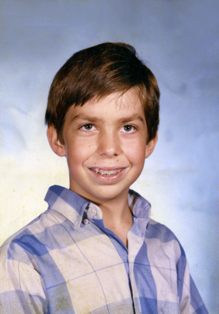 12 years old School photo from 6th grade. I had just got m… Flickr