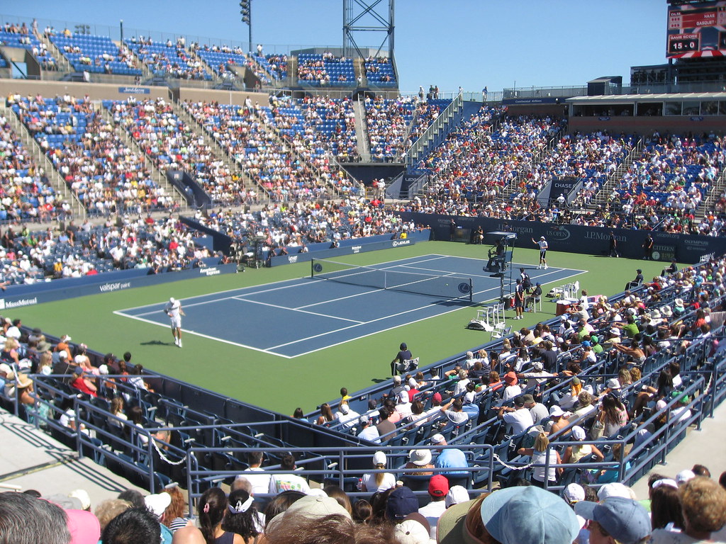 Tennis at US Open Louis Armstrong Stadium Ian Irving Flickr