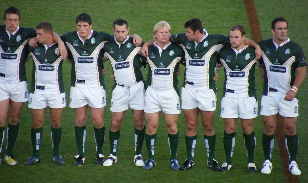 Ireland Rugby League Team Ireland line up for National Ant… Flickr