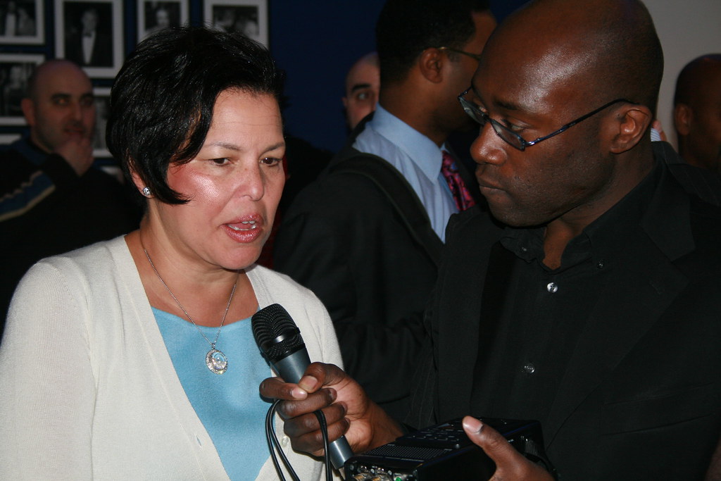 Debra Lee; President of BET and Henry Bonsu Broadcaster He… Flickr