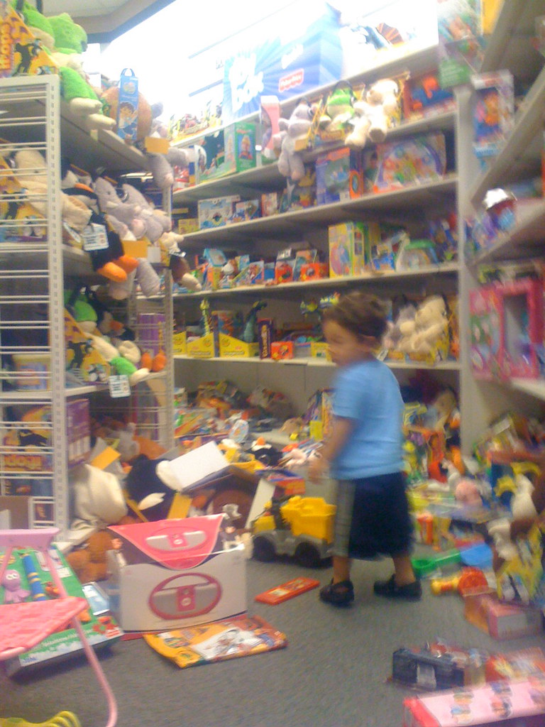 Kohl's toy department I swear it was like this before we g… Flickr