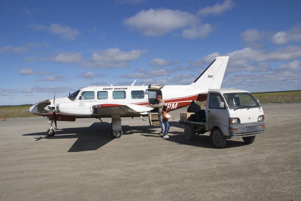 Emmonak Airportarriving on Grant Air Emmonak, Alaska Jon Rowley