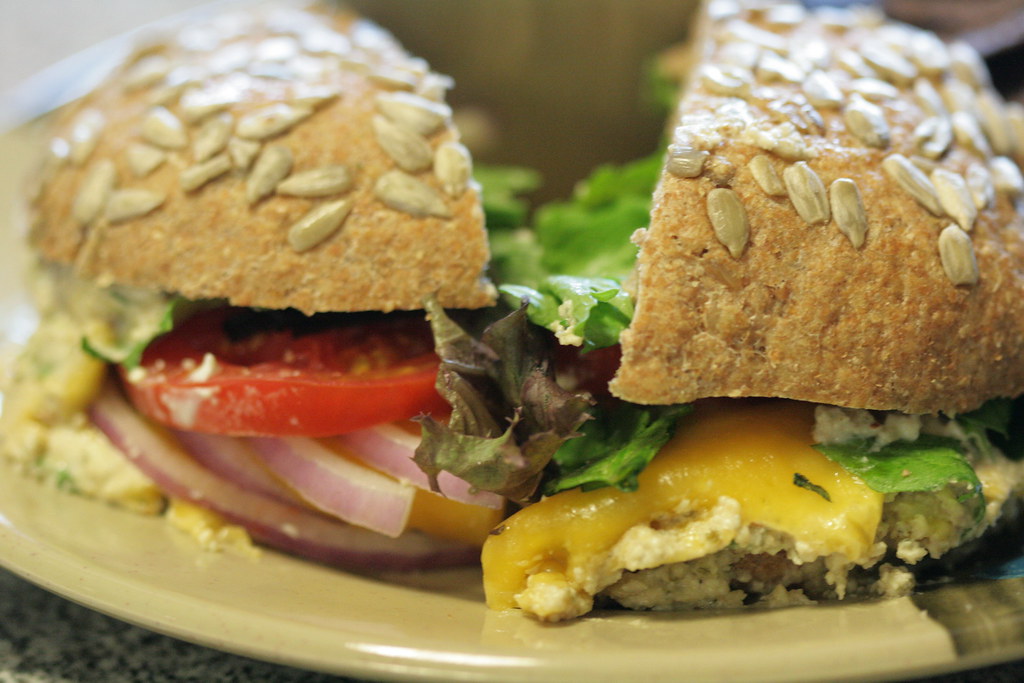 Tuna melt Jason's lunch at Palm Greens Cafe. Maggie Flickr