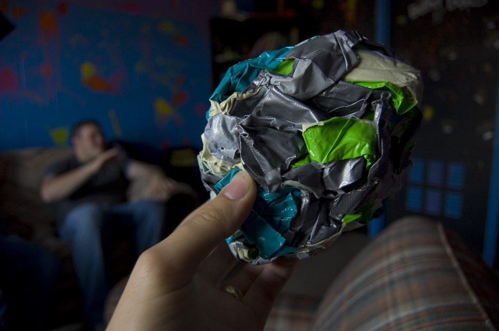 duct tape ball PEzra Flickr