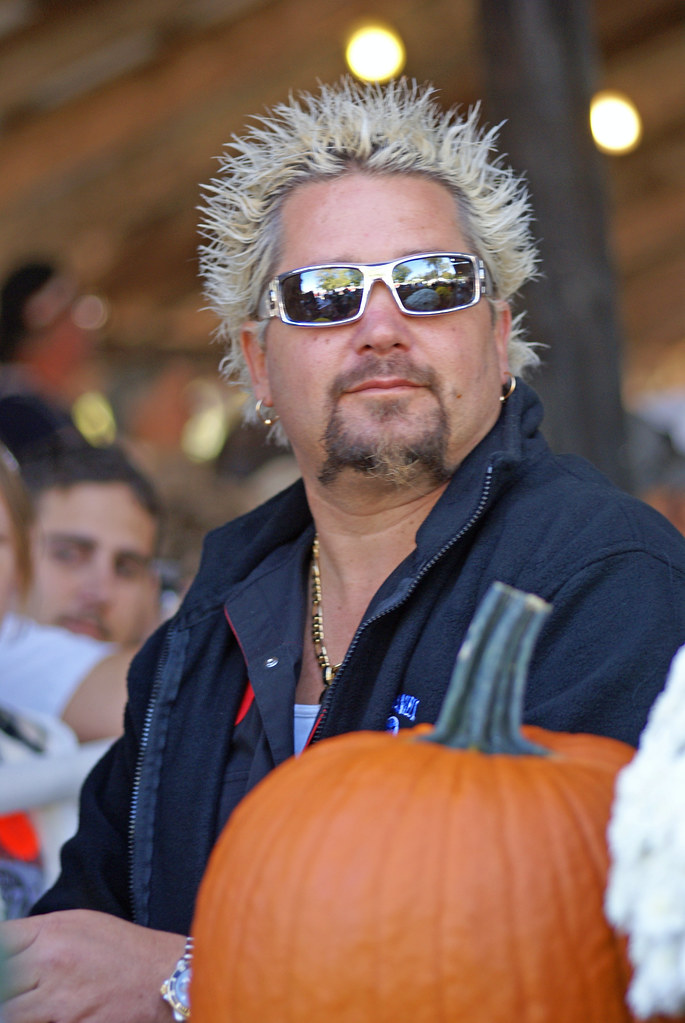 Guy Fieri at the judges table in lynchburg barbeque Anthony Flickr