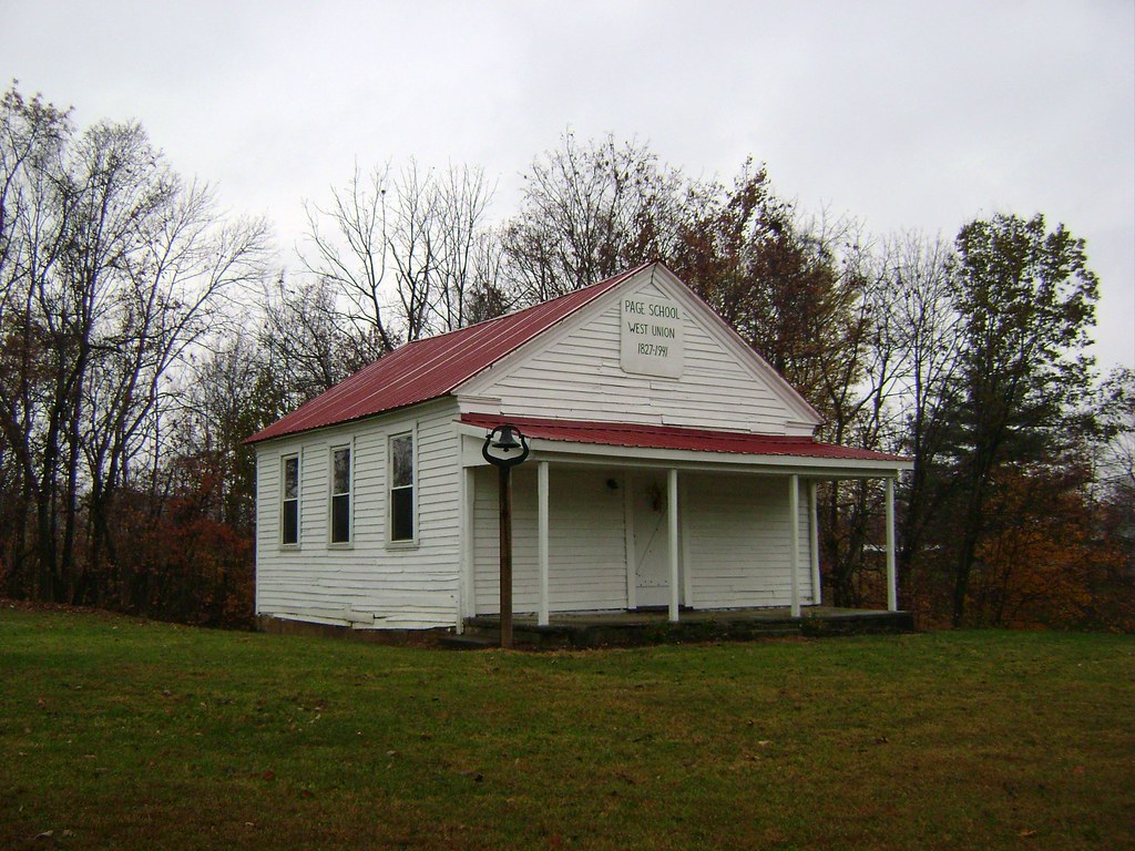 West Union, Ohio Page Schoolhouse One of the older school… Flickr