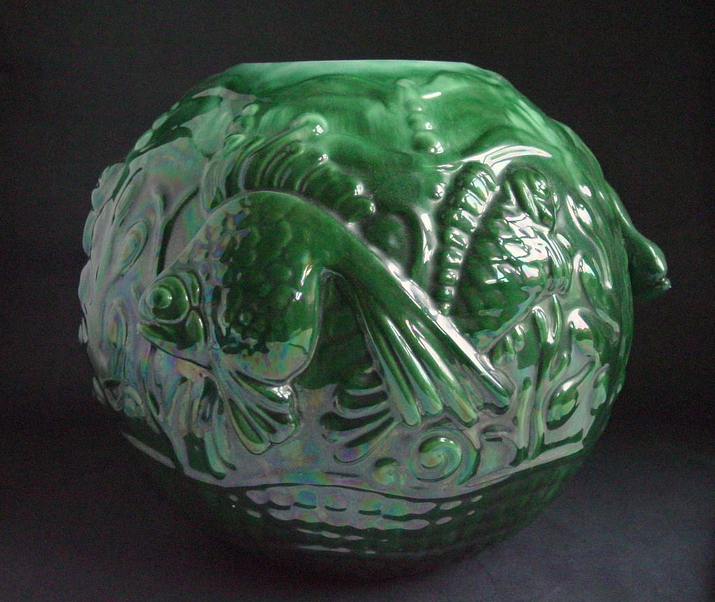 Large Royal Haeger Tropical Fish Bowl late 40's Large Roya… Flickr