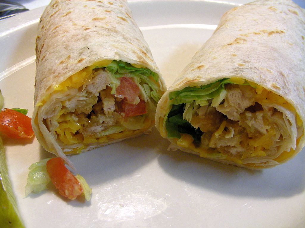 Crispy Chicken Wrap Sandwich Spring Garden Restaurant Moun… Flickr