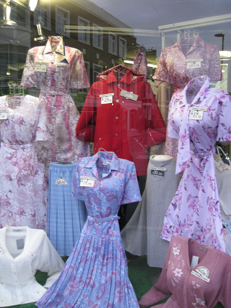 Spectacular oldfashioned dress shop This is Blustons in K… Flickr