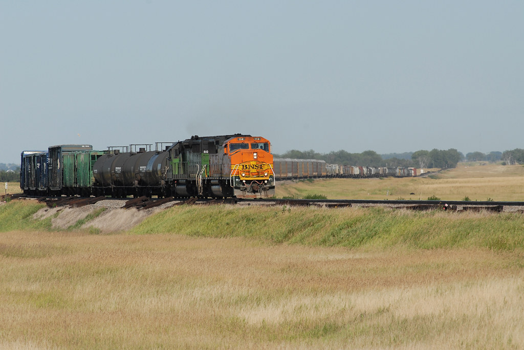 BNSF114_Dawson The wide open spaces of North Dakota. Here … Flickr