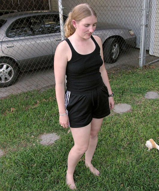 By her expression, I'm guessing Sarah just discovered years of potty