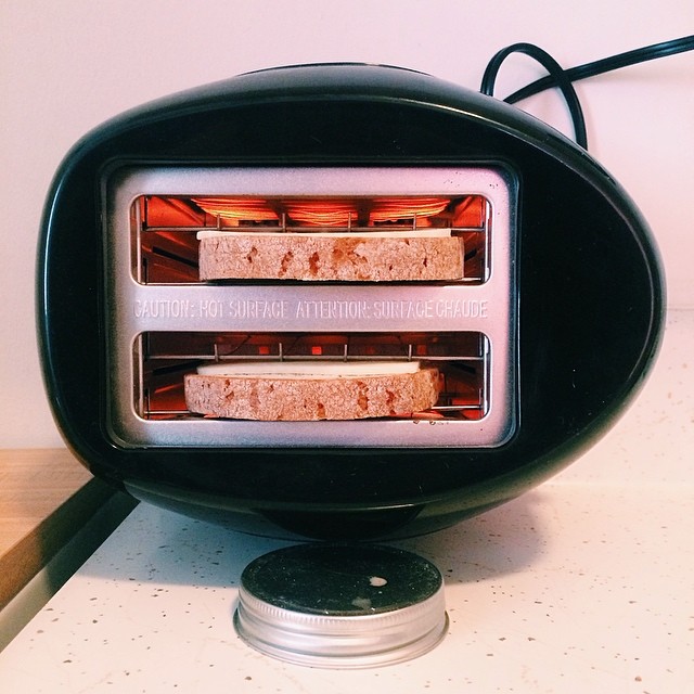 Toaster on its side = innovation gftoast havarti nomnom… Flickr