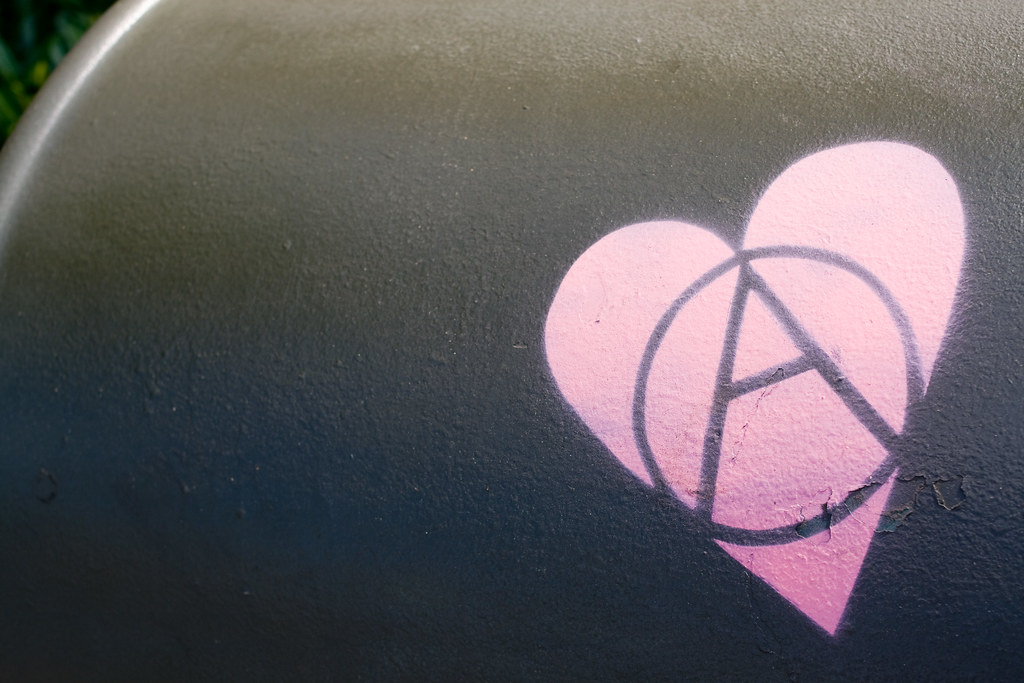 love and anarchy... Spotted in the U District, how could I… Flickr