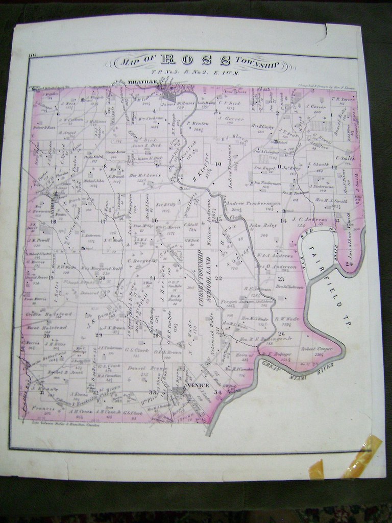 Ross Township Map Map of Ross Township, Butler Co. OH Comb… Flickr