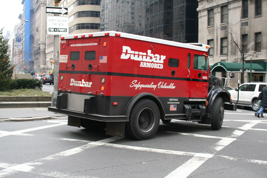 Armored truck Armored truck in Midtown Manhattan, East Sid… Flickr