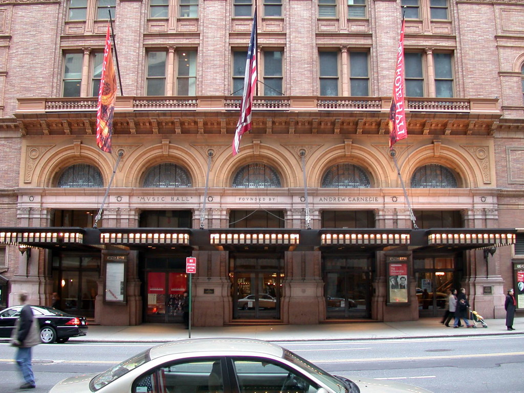 Andrew Carnegie Music Hall Carnegie Hall is a concert venu… Flickr