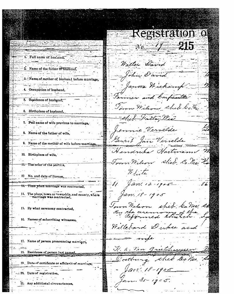 Sheboygan marriage record 1228 Yvette Hoitink Flickr