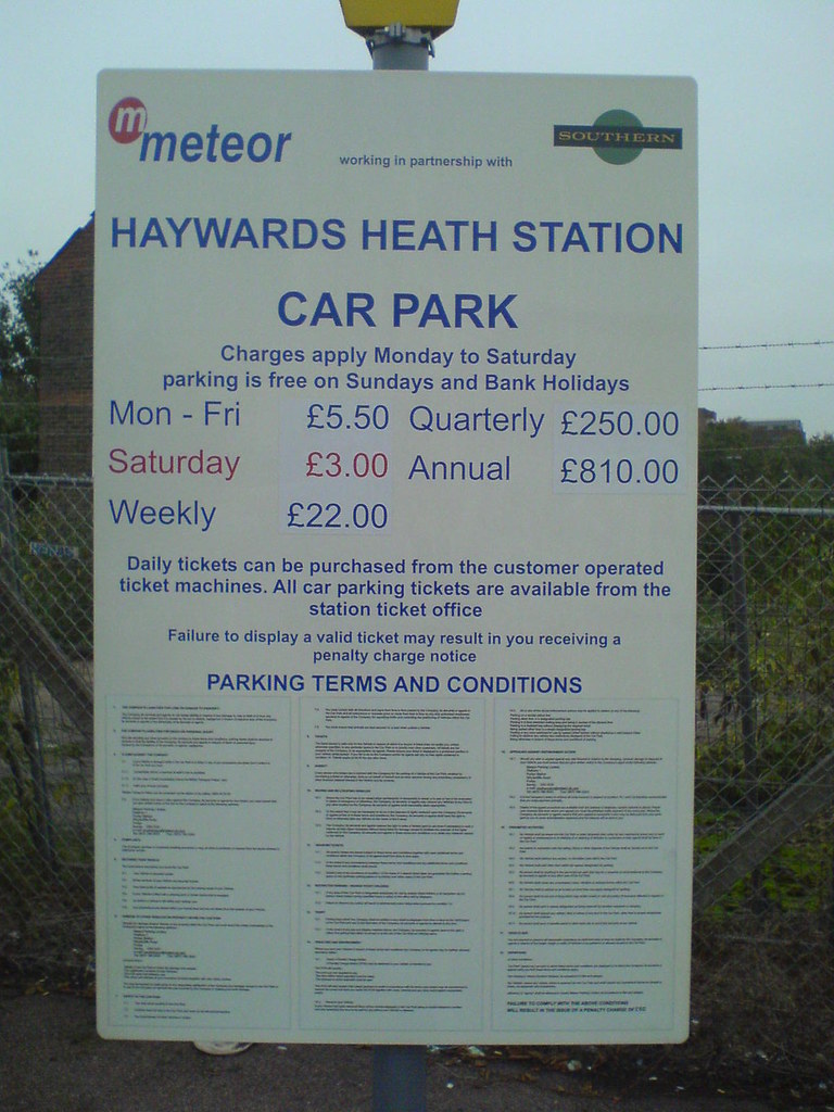 Haywards Heath Train Station car park charges akadruid Flickr