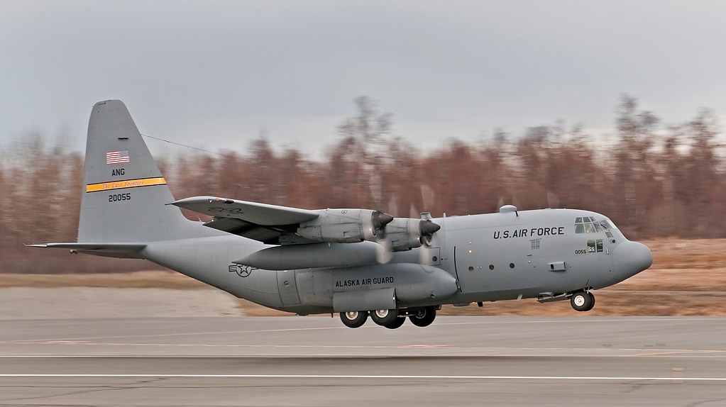 Alaska Air National Guard "20055" Alaska ANG C130 about t… Flickr