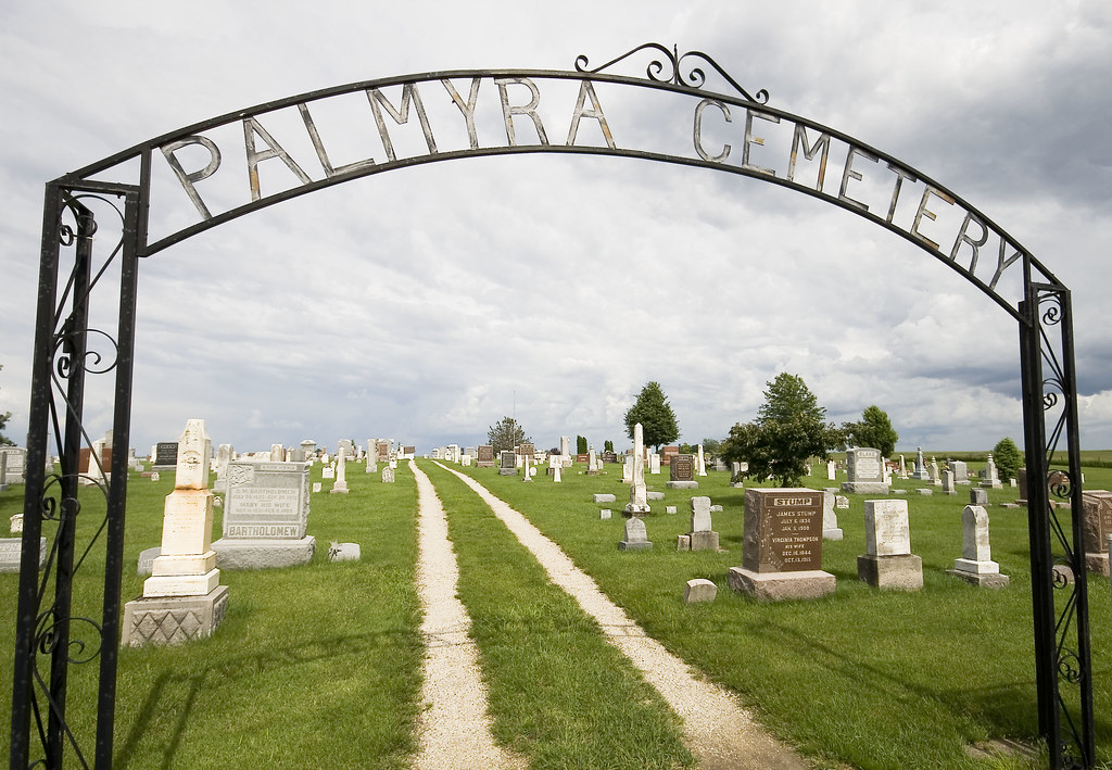 Palmyra Cemetery A country cemerery on a hill aplseed photography