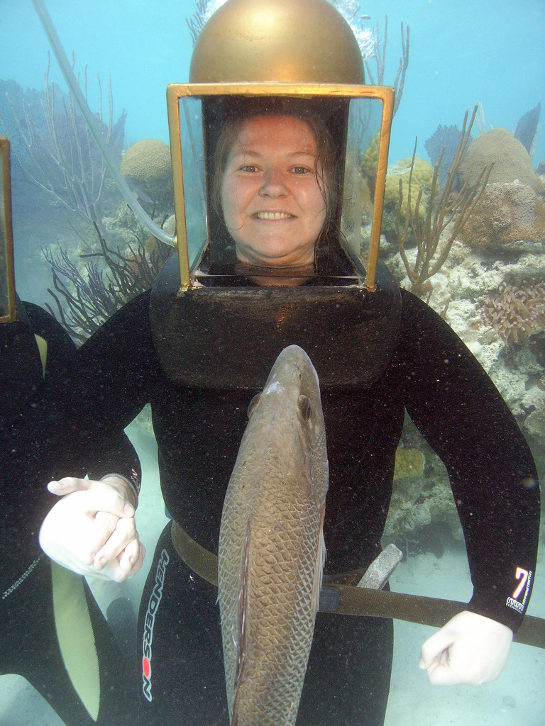 Helmet Diving In Bermuda, Jon and I went Helmet Diving wit… Flickr