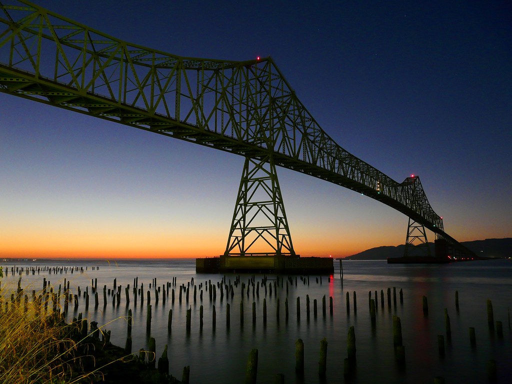 Astoria Bridge at Sunset The Astoria Bridge spans the