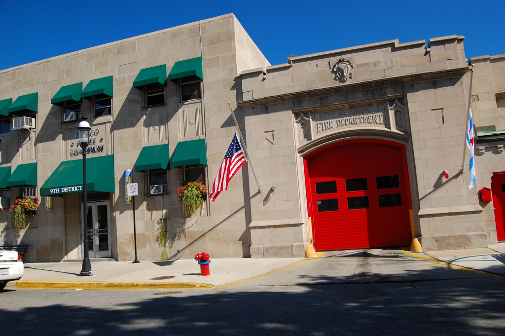 CPD/CFD Beautiful stone police and fire station on 35th St… Flickr