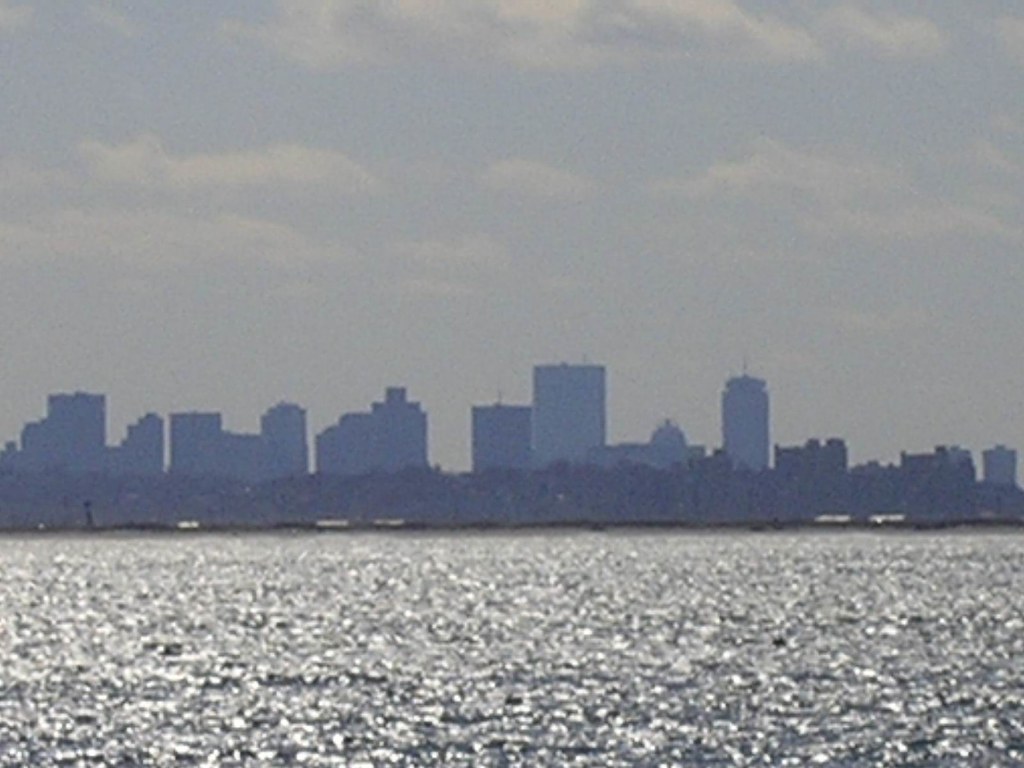 Boston skyline From Swampscott, Massachusetts. Mark Sardella Flickr