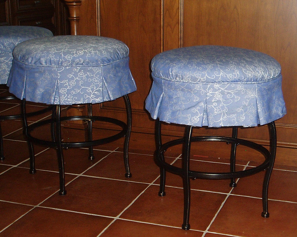 Seat Covers Bar stools are given a washable cover in Sunbr… Flickr