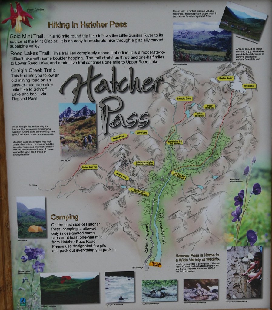 Hatcher Pass Roadside Map Todd Dixon Flickr