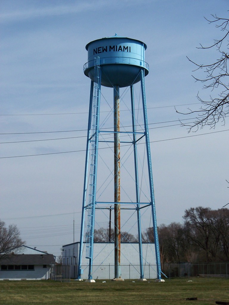 OH New Miami Water Tower Water tower in New Miami, Ohio.… Flickr