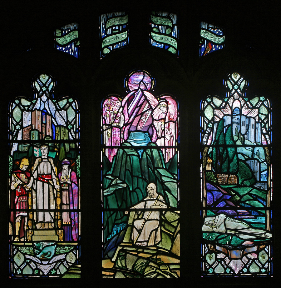 Stained glass, Westminster College, Cambridge Stained glas… Flickr