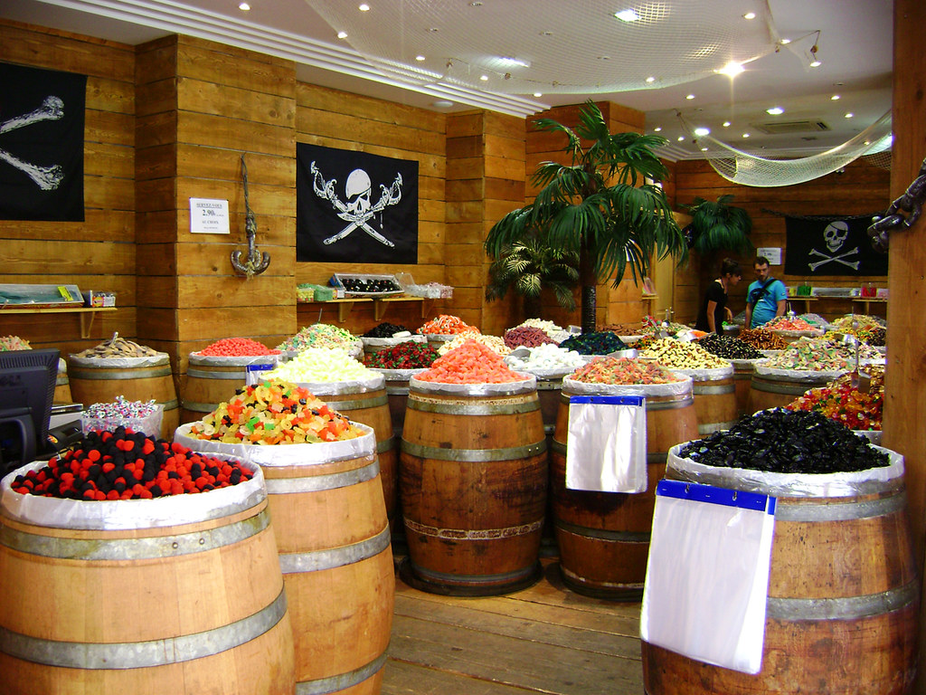 Candy Store The 'Pirate Candy Store' in Cannes, France. Evan Long