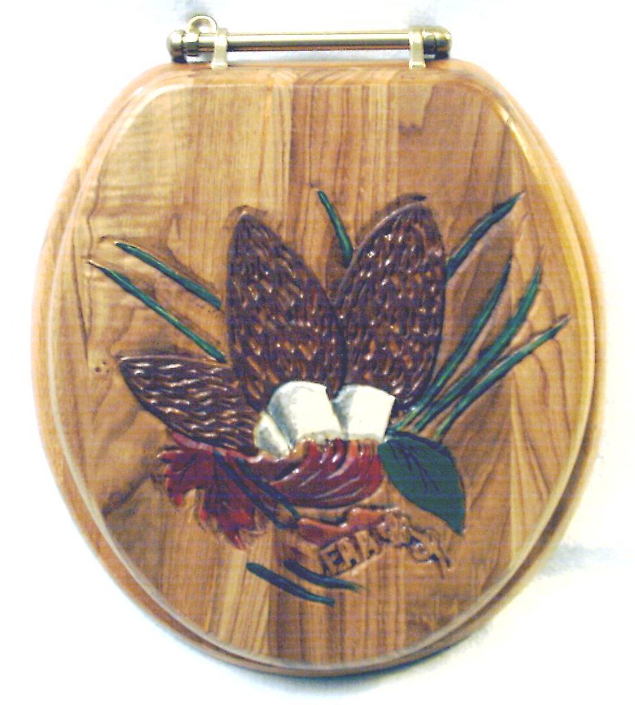 moral carved wood toilet seat Also my blog themidnightcarv… Flickr