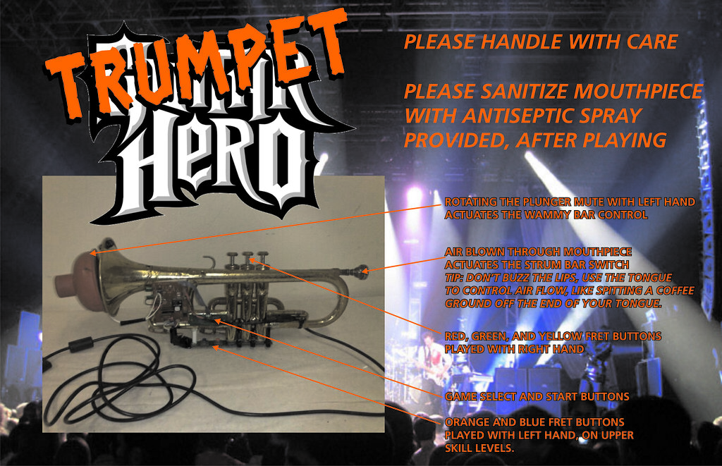 guitar hero trumpet mod a photo on Flickriver