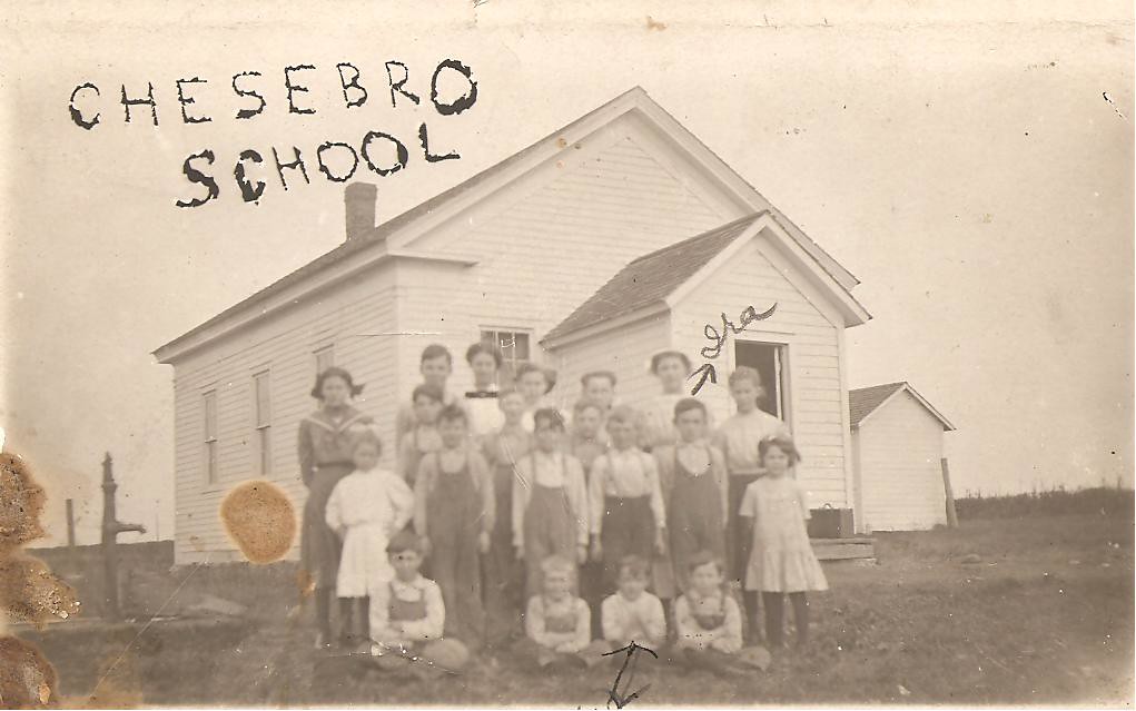 CHESEBRO SCHOOL 1908 SAUNEMIN iLLINOIS ONE ROOM SCHOOL. AB… Flickr