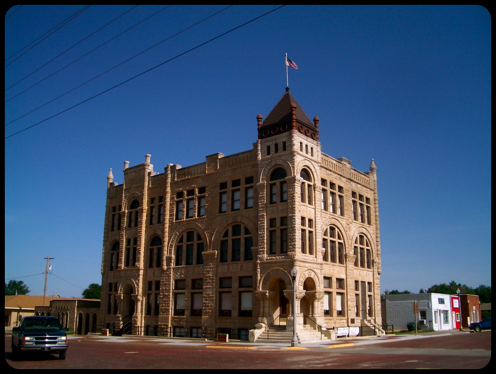 Ness City, Kansas. This was the tallest building in Kansas… Flickr