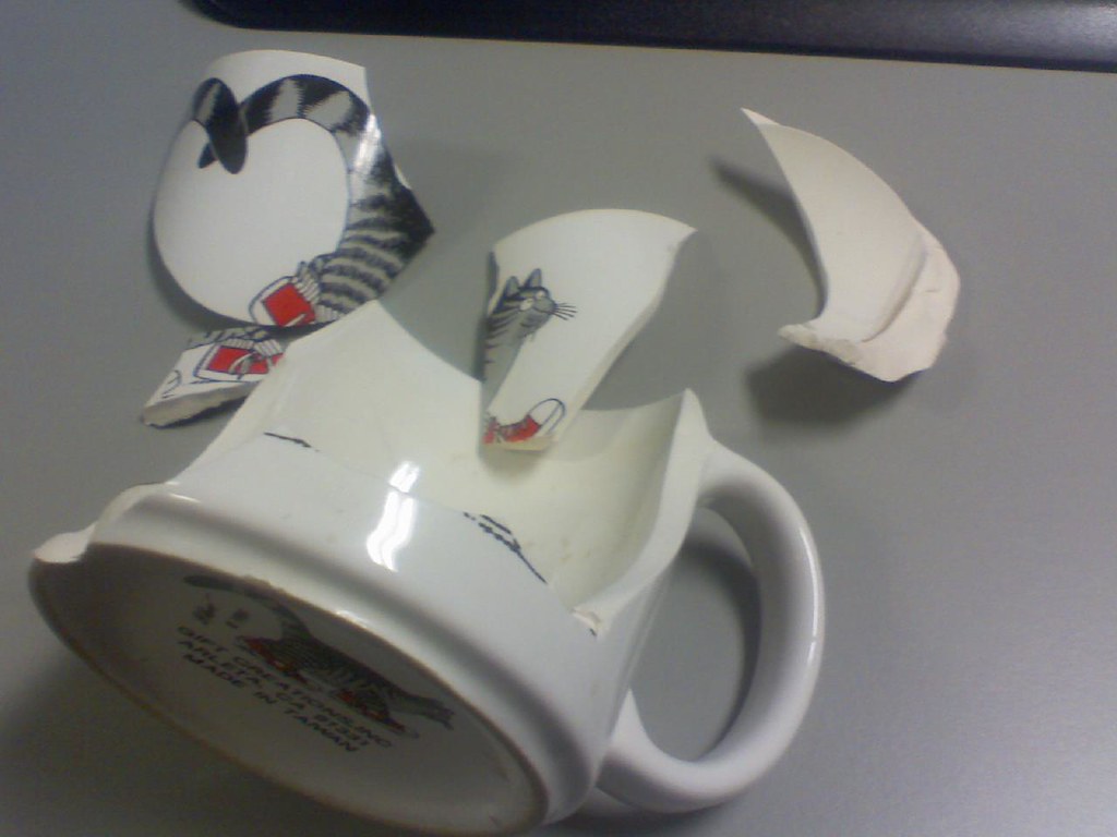 Broken cat mug Broken cat mug Aric McKeown Flickr