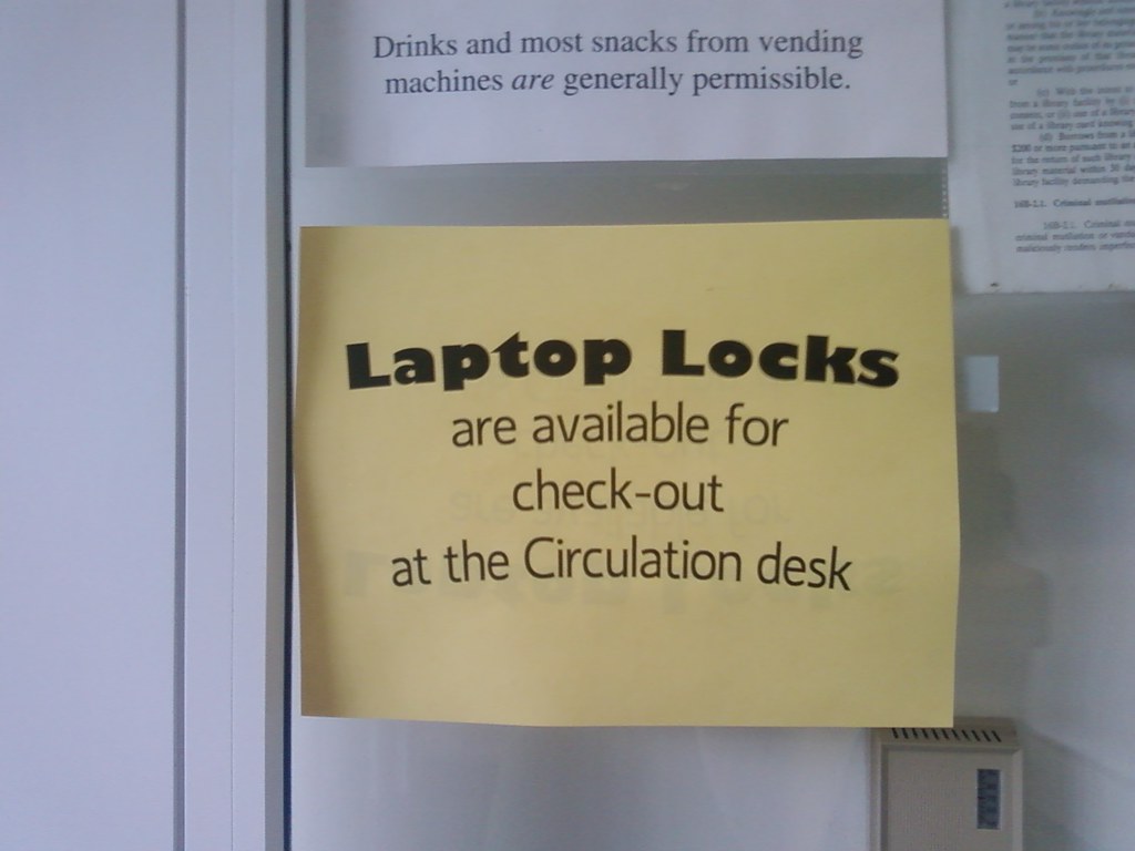 Laptop locks Richard Urban Flickr